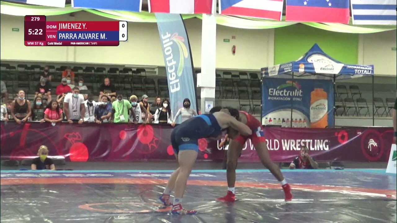 GOLD WW - 57 kg: Y. JIMENEZ (DOM) v. M. PARRA ALVARE (VEN)
