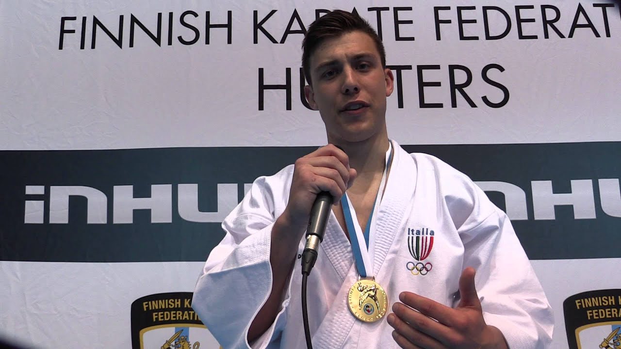 Interview to Mattia Busato. Gold medal Kata. 49th European Karate Championships