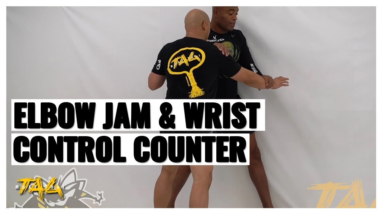 Elbow Jam & Wrist Control Counter Against the Cage with Anderson Silva & Chris Aboy