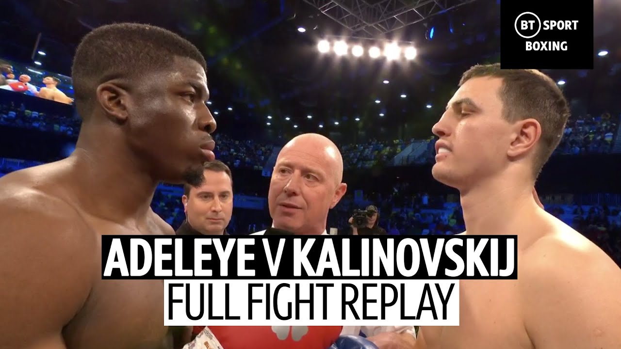 David Adeleye vs Dmitrij Kalinovskij full fight | Adeleye makes impressive pro-debut background