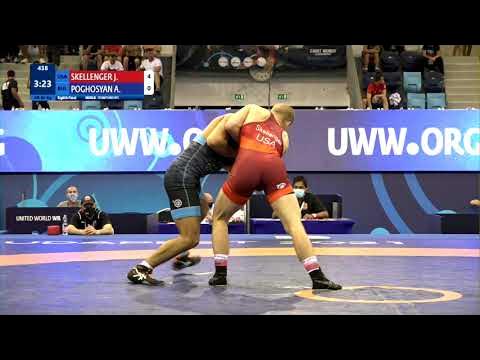 1/8 GR - 65 kg: J. SKELLENGER (USA) v. A. POGHOSYAN (BUL)