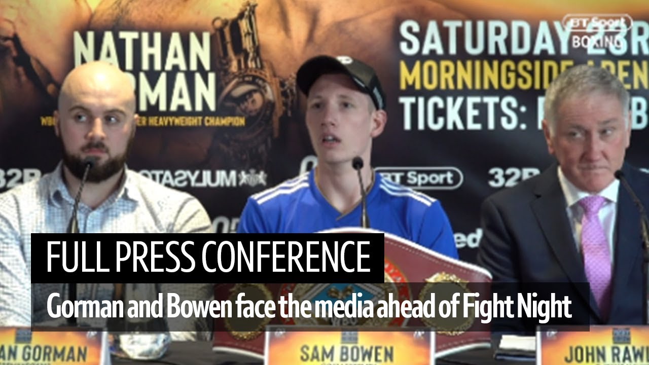 "Bring Dubois here and I'll fight him!" Full Nathan Gorman and Sam Bowen press conference