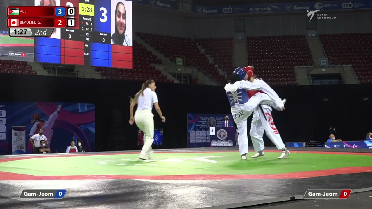 309 R32 Women 59kg JOR AL J CAN BEAULIEU G background