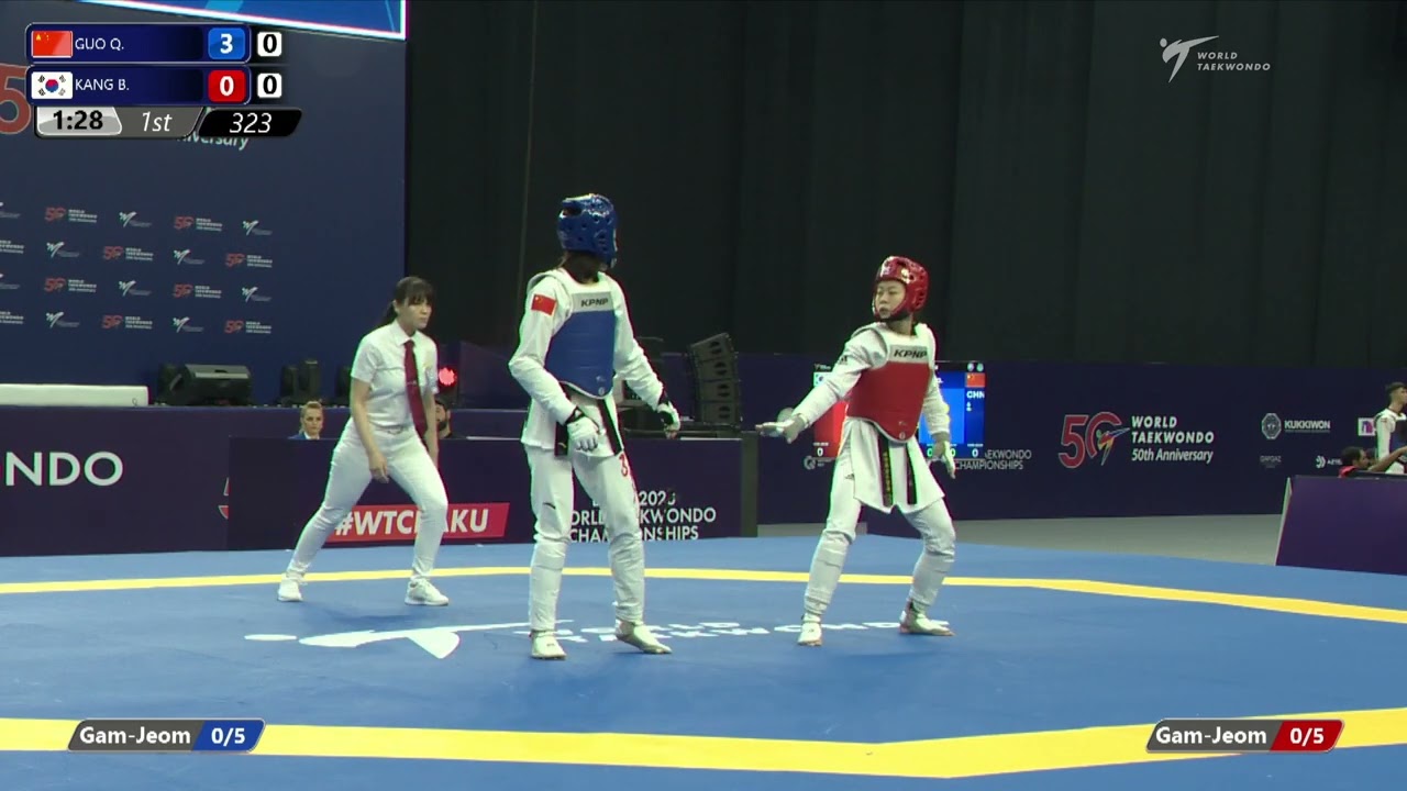 323 R16 Women 49kg CHN GUO Q KOR KANG B