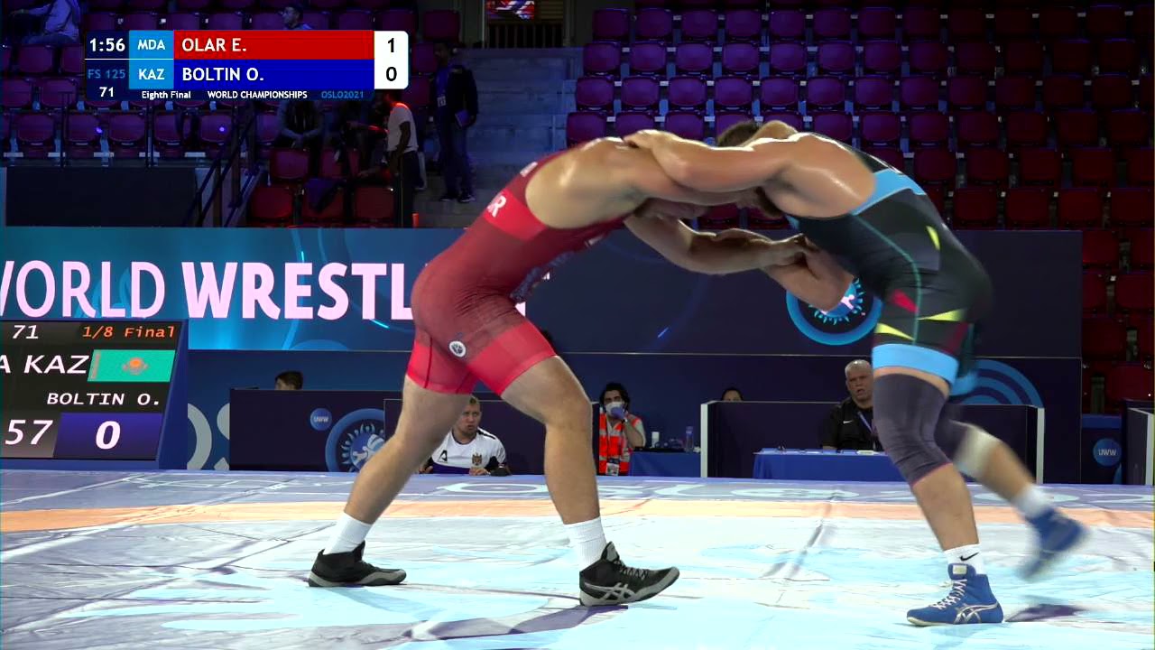 1/8 FS - 125 kg: E. OLAR (MDA) v. O. BOLTIN (KAZ)