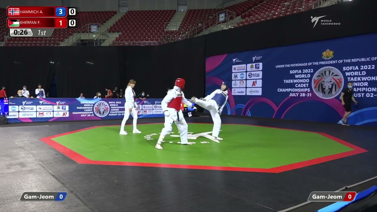 513 R32 Women 55kg NOR HAMMICH A JOR KHERFAN F