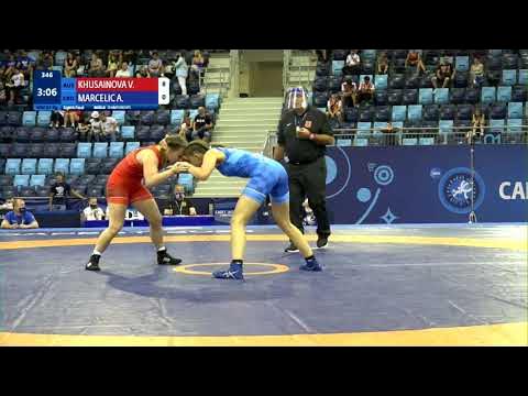 1/8 WW - 61 kg: V. KHUSAINOVA (RUS) v. A. MARCELIC (CRO) background