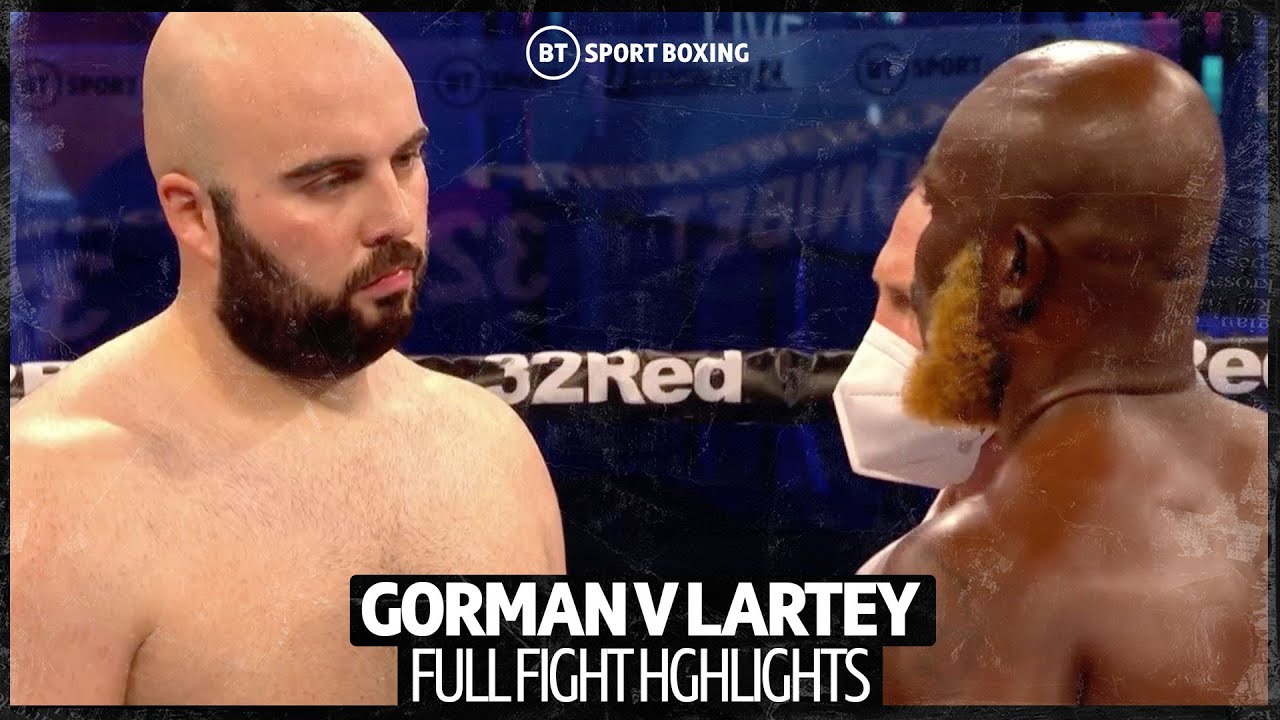 Nathan Gorman v Richard Lartey fight highlights background