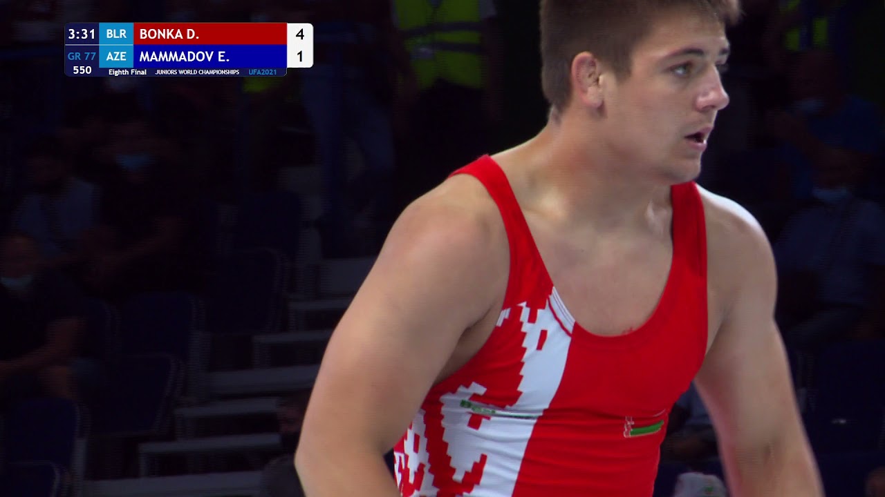 1/8 GR - 77 kg: D. BONKA (BLR) v. E. MAMMADOV (AZE) background