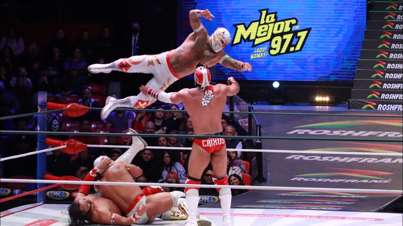 Final la Gran Alternativa: Último Guerrero y Crixus Vs Legendario y Templario background