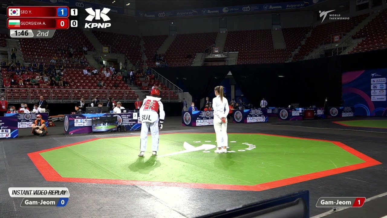 226 Quarter final Women 52kg KOR SEO Y BUL GEORGIEVA A