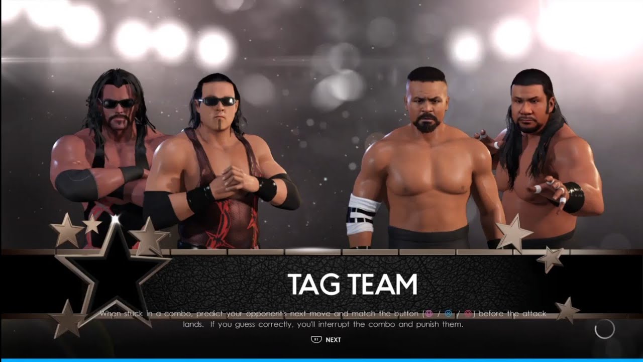 Kronik vs The Faces of Fear. Starrcade 2000. WWE 2K22