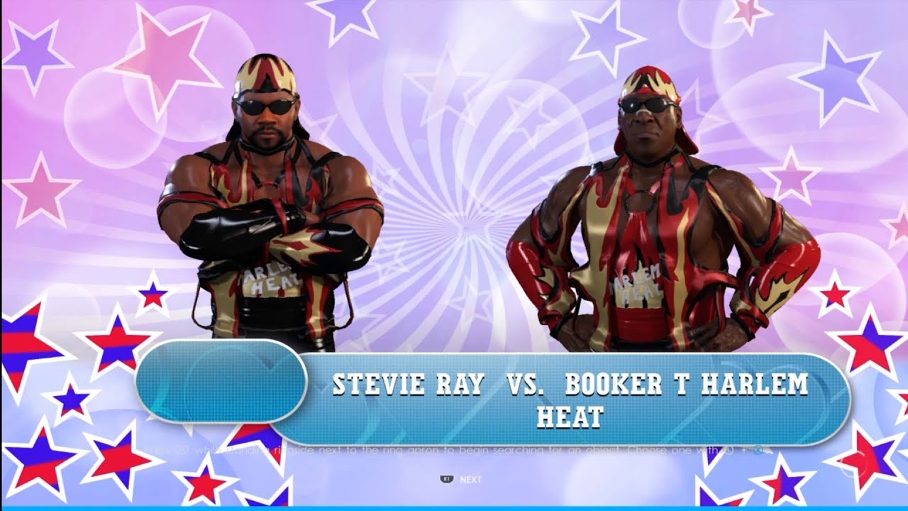 Stevie Ray vs Booker T. SuperBrawl 2000. WWE 2K22 background