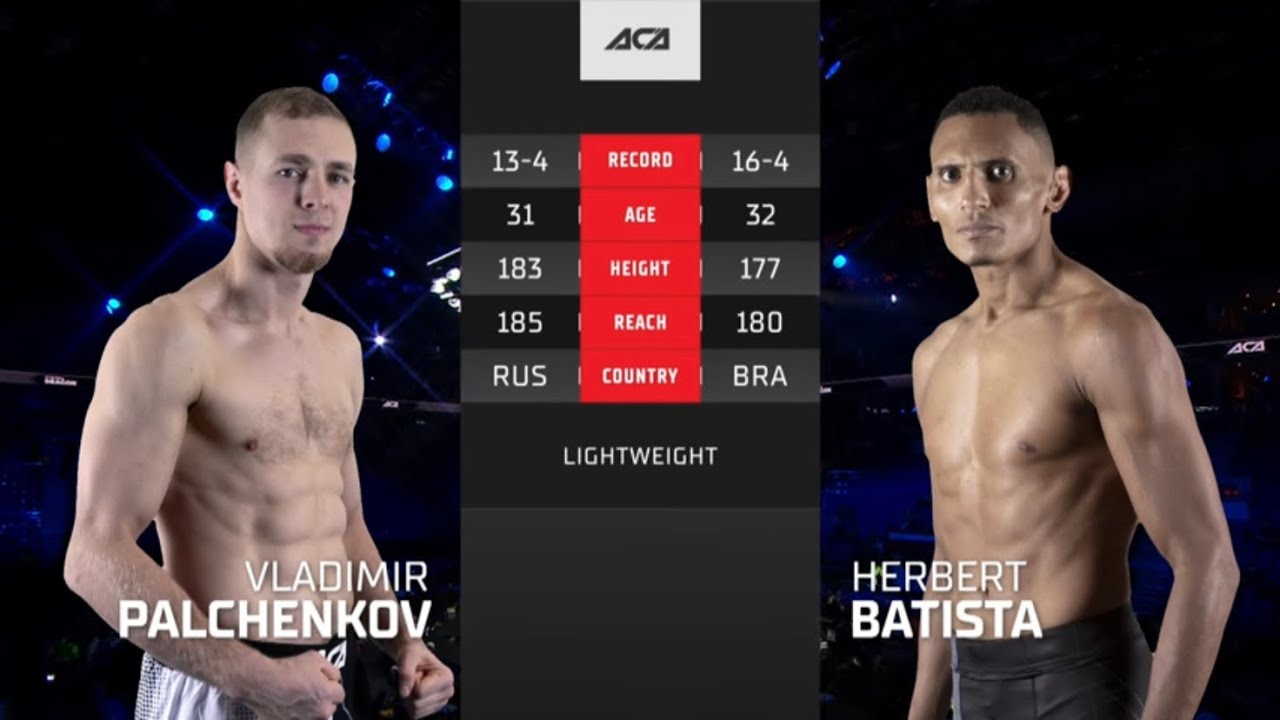 Владимир Пальченков vs. Герберт Батиста | Vladimir Palchenkov vs. Herbert Batista | ACA 156 background