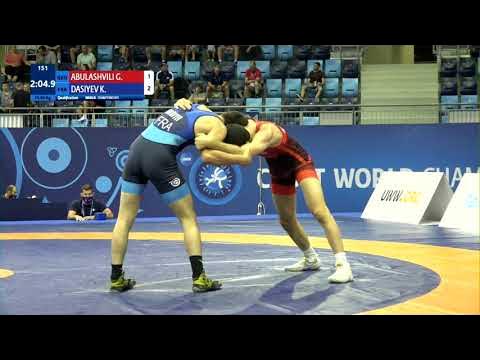Qual. FS - 60 kg: G. ABULASHVILI (GEO) v. K. DASIYEV (FRA)