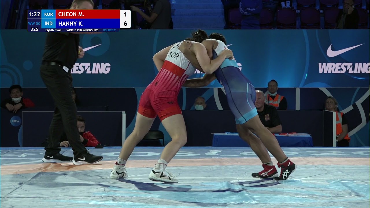 1/8 WW - 50 kg: M. CHEON (KOR) v. K. HANNY (IND)