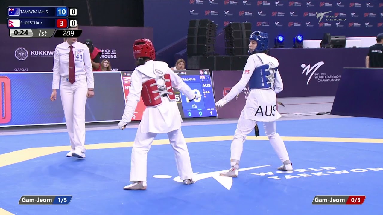 209 R64 Women 49kg AUS TAMBYRAJAH S NEP SHRESTHA K