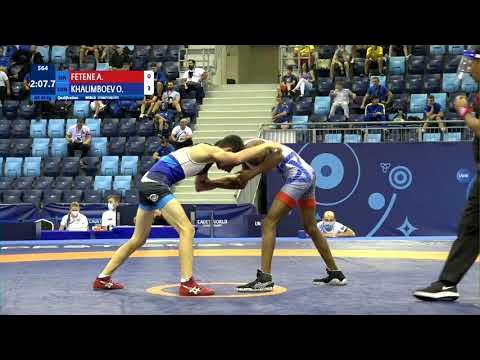 Qual. GR - 45 kg: A. FETENE (ISR) v. O. KHALIMBOEV (UZB)
