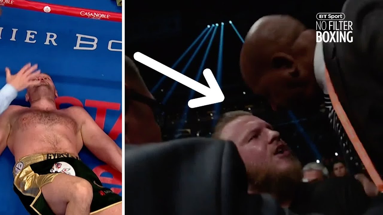 Unseen footage! Fight almost happens in Tyson Fury's corner during 12th round background