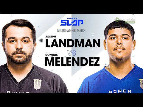 Joe Landman vs Dominik Melendez | Power Slap 4 Full Match background