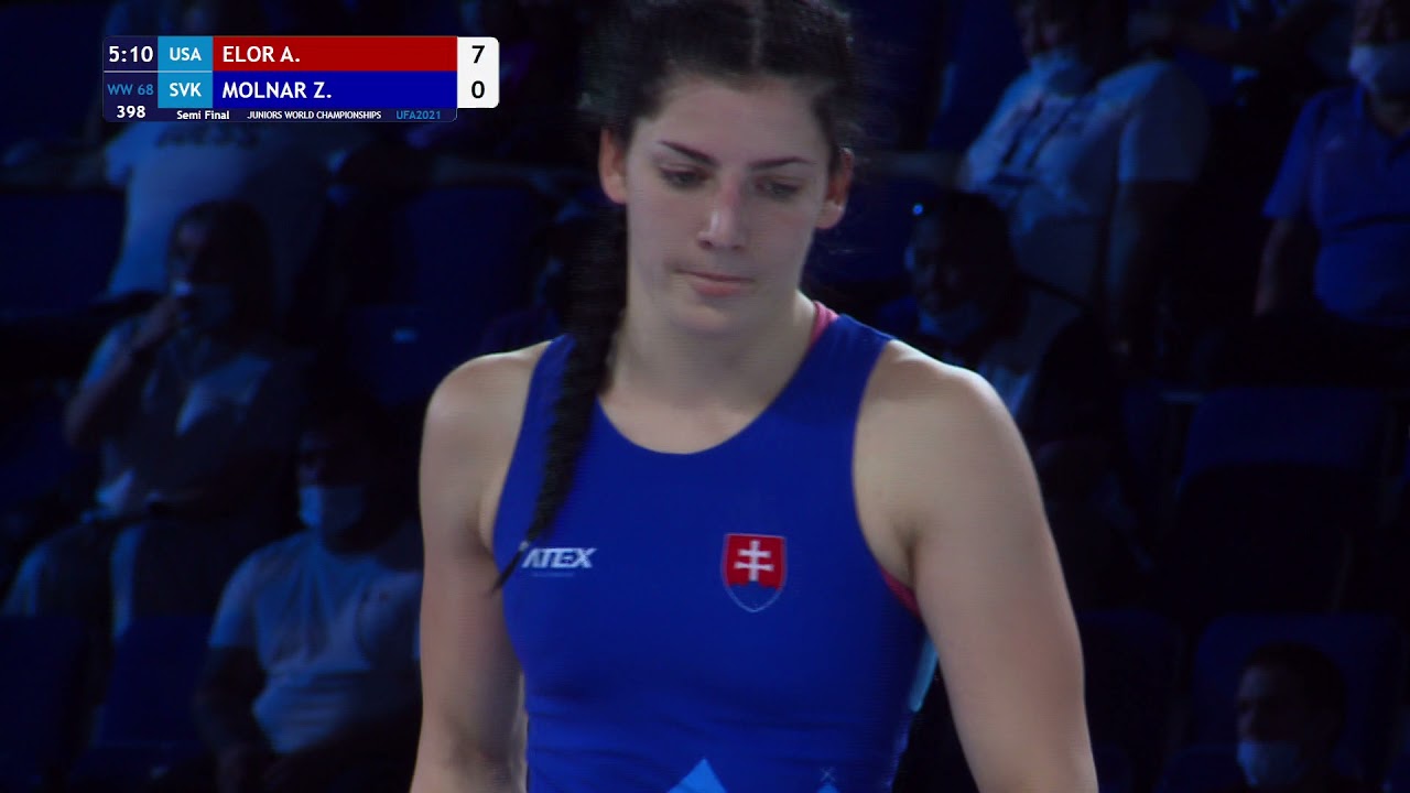 1/2 WW - 68 kg: A. ELOR (USA) v. Z. MOLNAR (SVK)