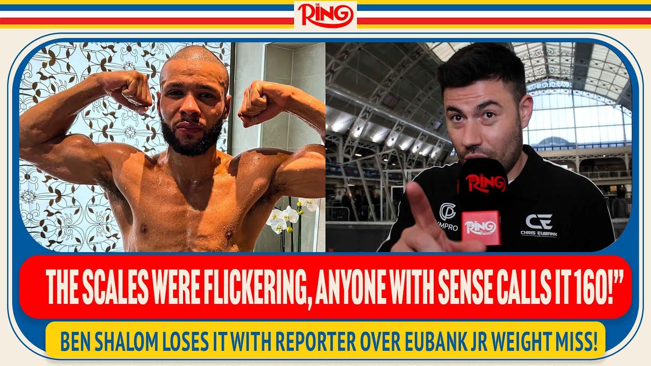 "ABSOLUTE B**LOCKS!" Ben Shalom LOSES IT Over Chris Eubank Jr Weigh Miss