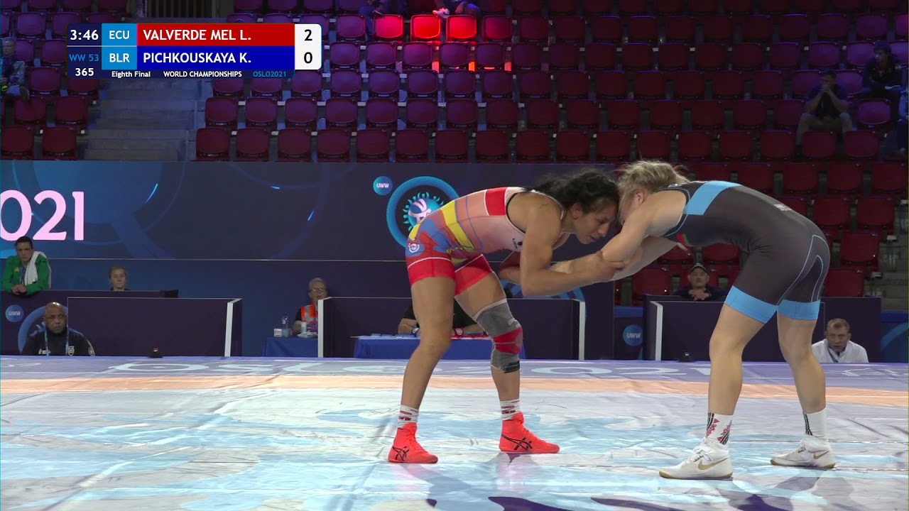 1/8 WW - 53 kg: L. VALVERDE MEL (ECU) v. K. PICHKOUSKAYA (BLR)