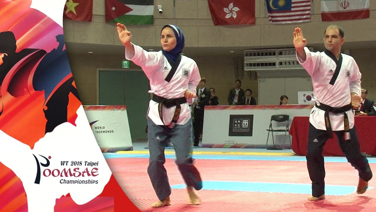 Recognized Poomsae Pair Over 30 Final, KOR vs IRI