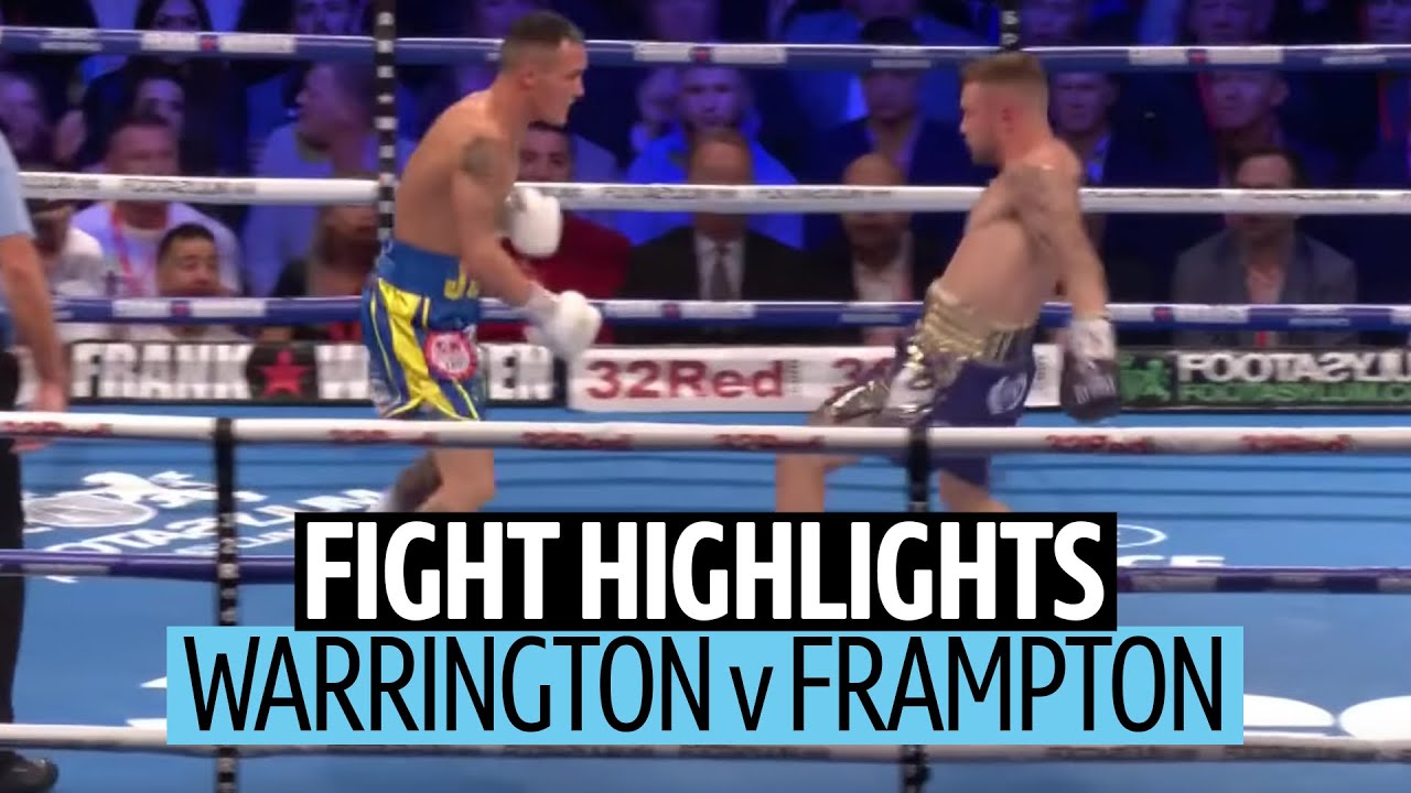What a fight! Josh Warrington v Carl Frampton official highlights background