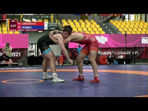 1/8 GR - 82 kg: A. GARDZIOLA (POL) v. K. GREMM (GER)
