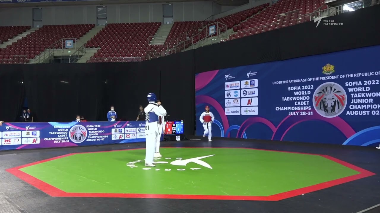 525 Quarter final Women 63kg IRI MORADI S ITA TRAVERSI V background