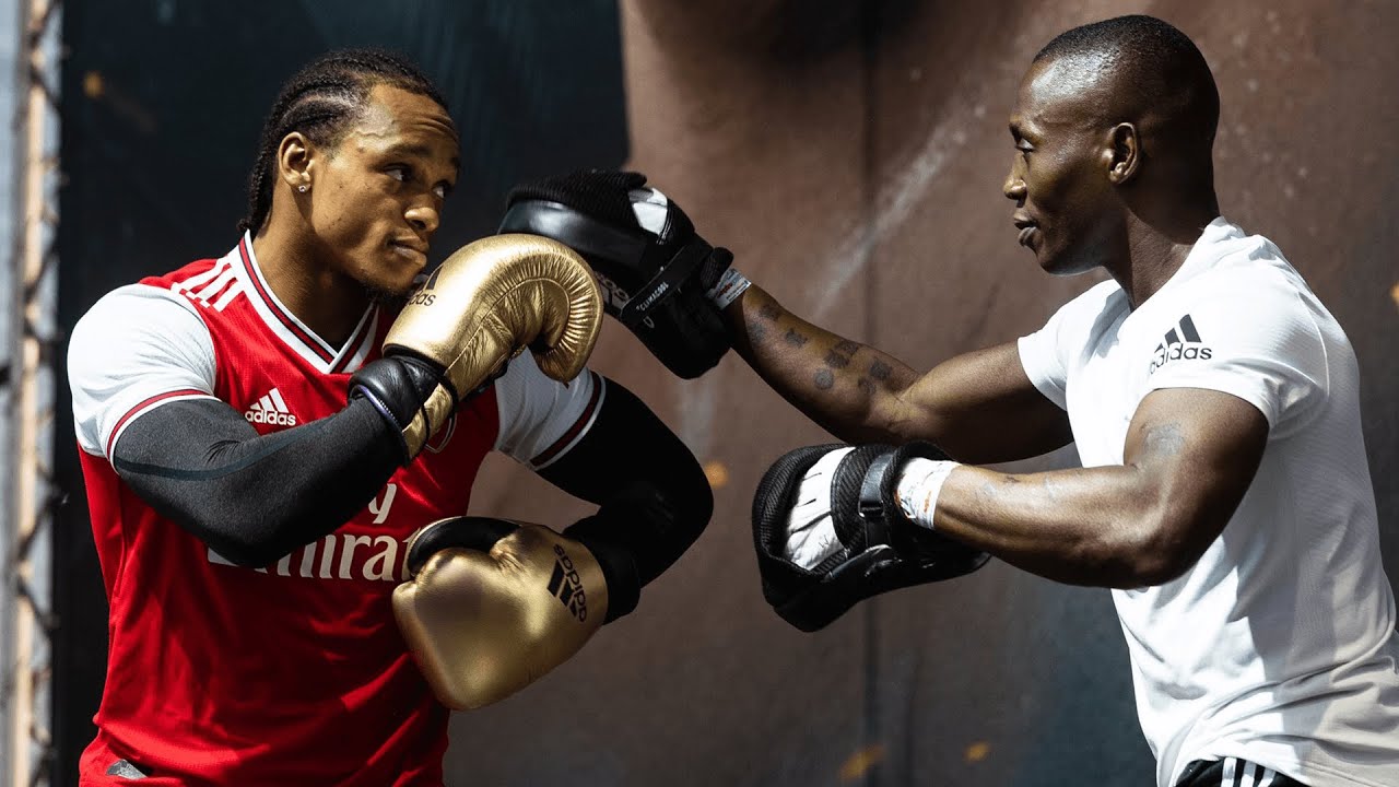 Full Anthony Yarde public workout in Russia | Beast from the East shows off his knockout power background