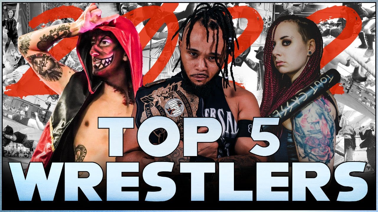 UKPW Top 5 Wrestlers Of 2022 background