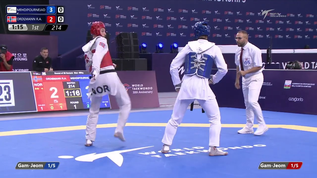 214 R32 Men 80kg RTA MEHDIPOURNEJAD K NOR ORDEMANN R A