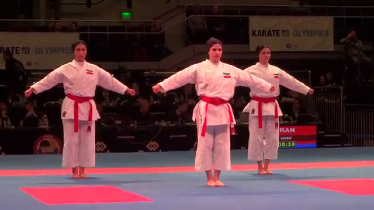 IRAN Female Kata Team Bronze - 2014 World Karate Championships | WORLD KARATE FEDERATION