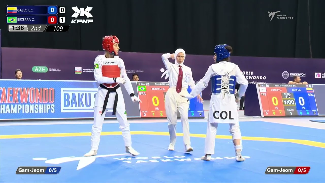 109 R64 Women 49kg COL GALLO L C BRA BEZERRA C