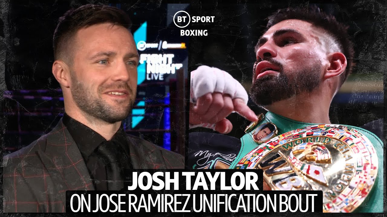 Exclusive: Josh Taylor says he beats Jose Ramirez in every department background