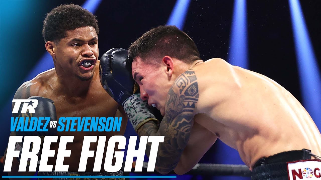 Shakur Becomes Unified Champion | Oscar Valdez vs Shakur Stevenson | ON THIS DAY FREE FIGHT background