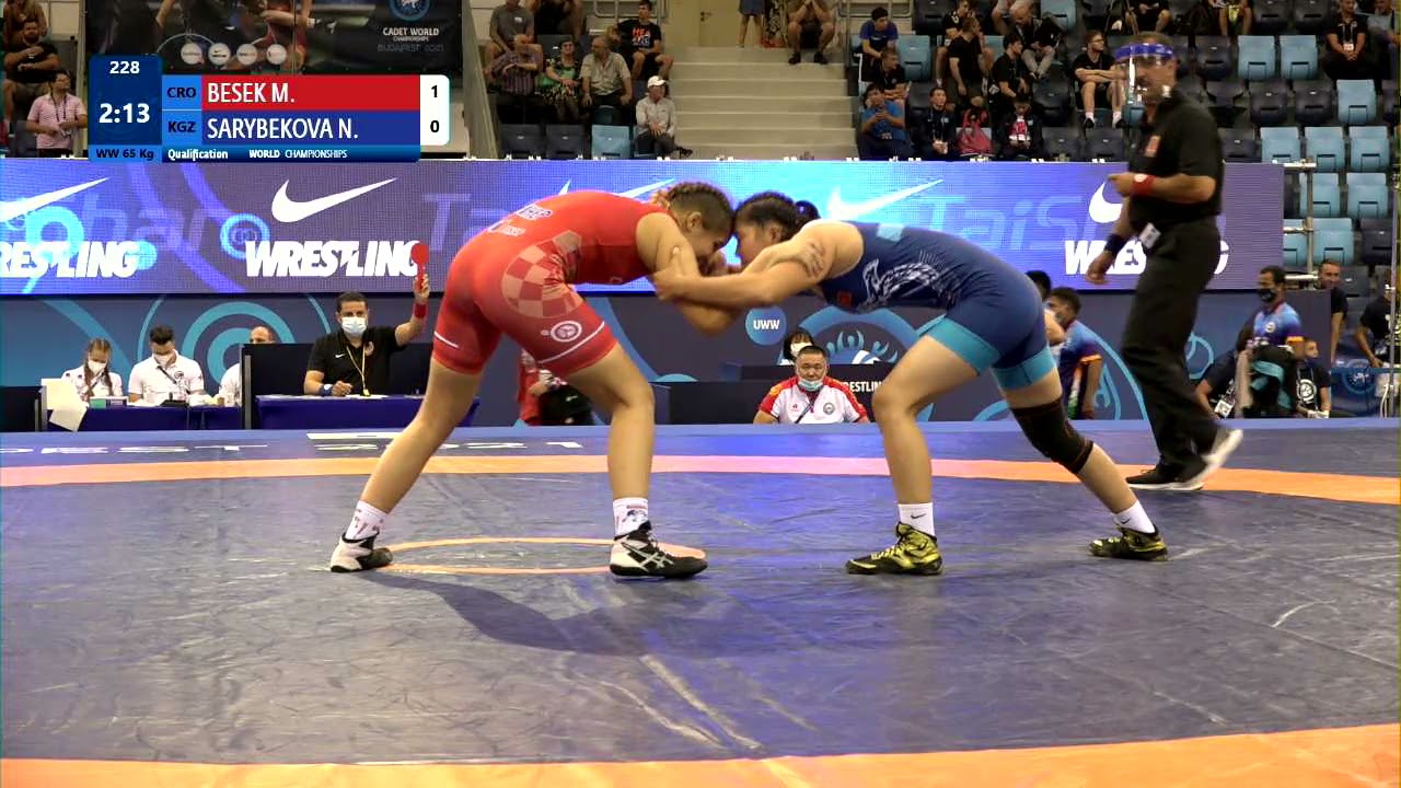 Qual. WW - 65 kg: M. BESEK (CRO) v. N. SARYBEKOVA (KGZ)