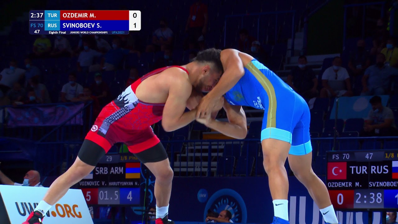 1/8 FS - 70 kg: M. OZDEMIR (TUR) v. S. SVINOBOEV (RUS)
