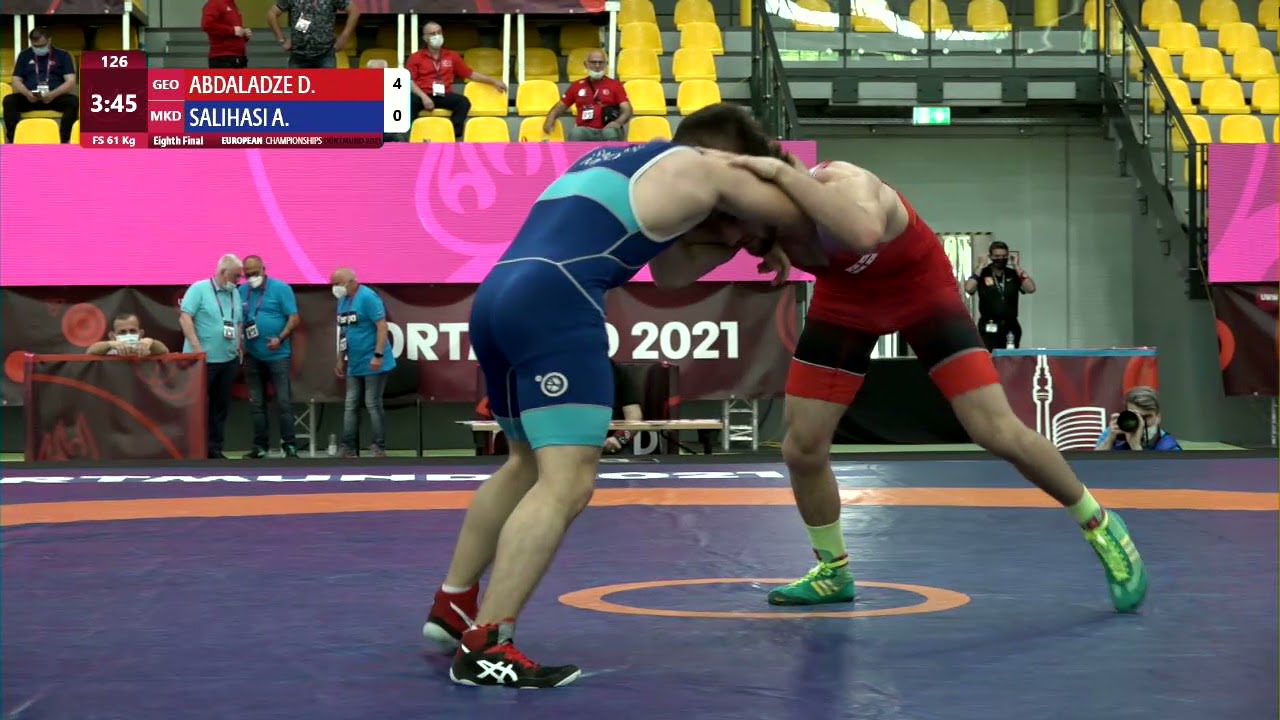 1/8 FS - 61 kg: D. ABDALADZE (GEO) v. A. SALIHASI (MKD)