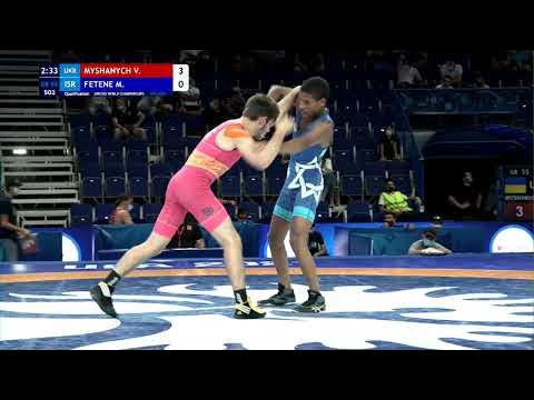 Qual. GR - 55 kg: V. MYSHANYCH (UKR) v. M. FETENE (ISR)