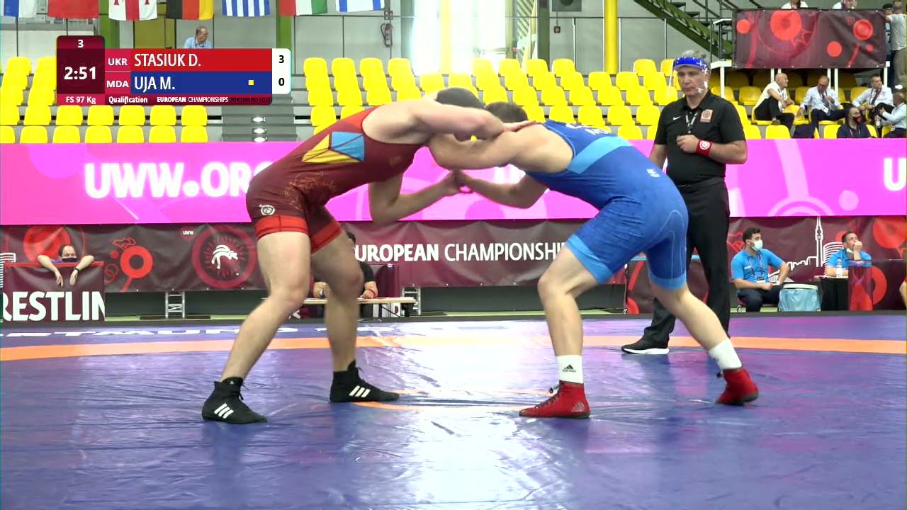 Qual. FS - 97 kg: D. STASIUK (UKR) v. M. UJA (MDA)