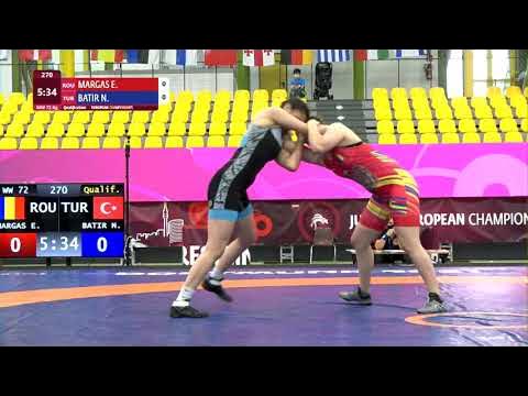 Qual. WW - 72 kg: E. MARGAS (ROU) v. N. BATIR (TUR) background