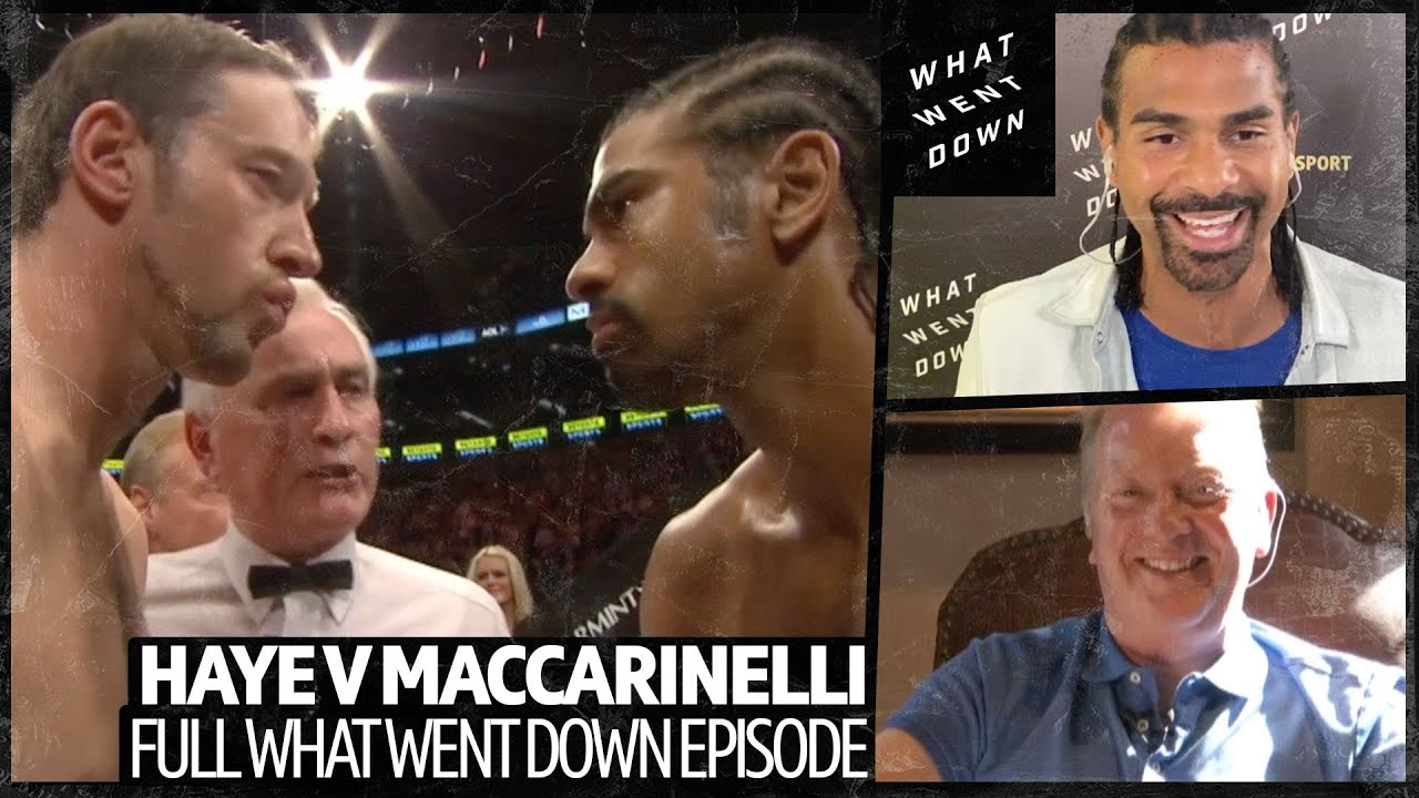 David Haye v Enzo Maccarinelli full What Went Down episode | "This is me at the peak of my powers!" background