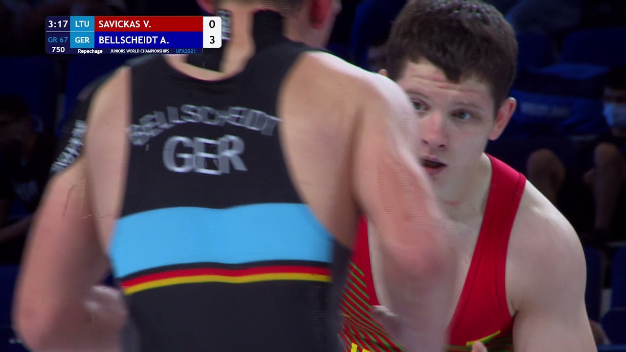Repechage GR - 67 kg: V. SAVICKAS (LTU) v. A. BELLSCHEIDT (GER)