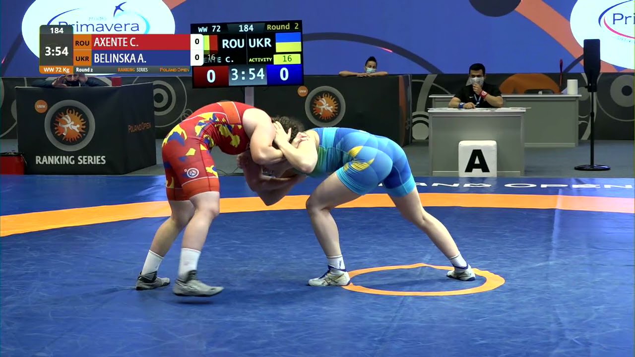 Round 2 WW - 72 kg: C. AXENTE (ROU) v. A. BELINSKA (UKR)