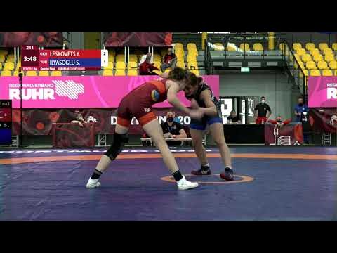 1/4 WW - 59 kg: Y. LESKOVETS (UKR) v. S. ILYASOGLU (TUR)