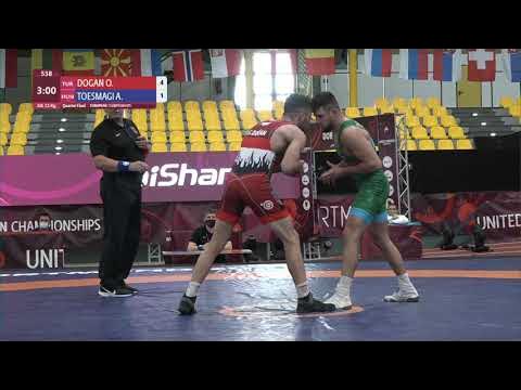 1/4 GR - 72 kg: O. DOGAN (TUR) v. A. TOESMAGI (HUN)