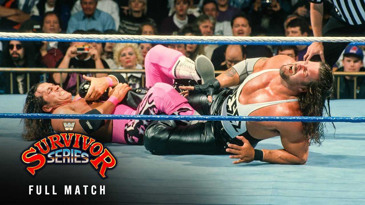 FULL MATCH: Diesel vs. Bret Hart – WWE Title No Disqualification Match: Survivor Series 1995 background